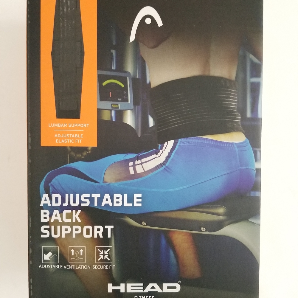 HEAD Fitness Unisex Adjustable Back Support - Picture 5 of 6